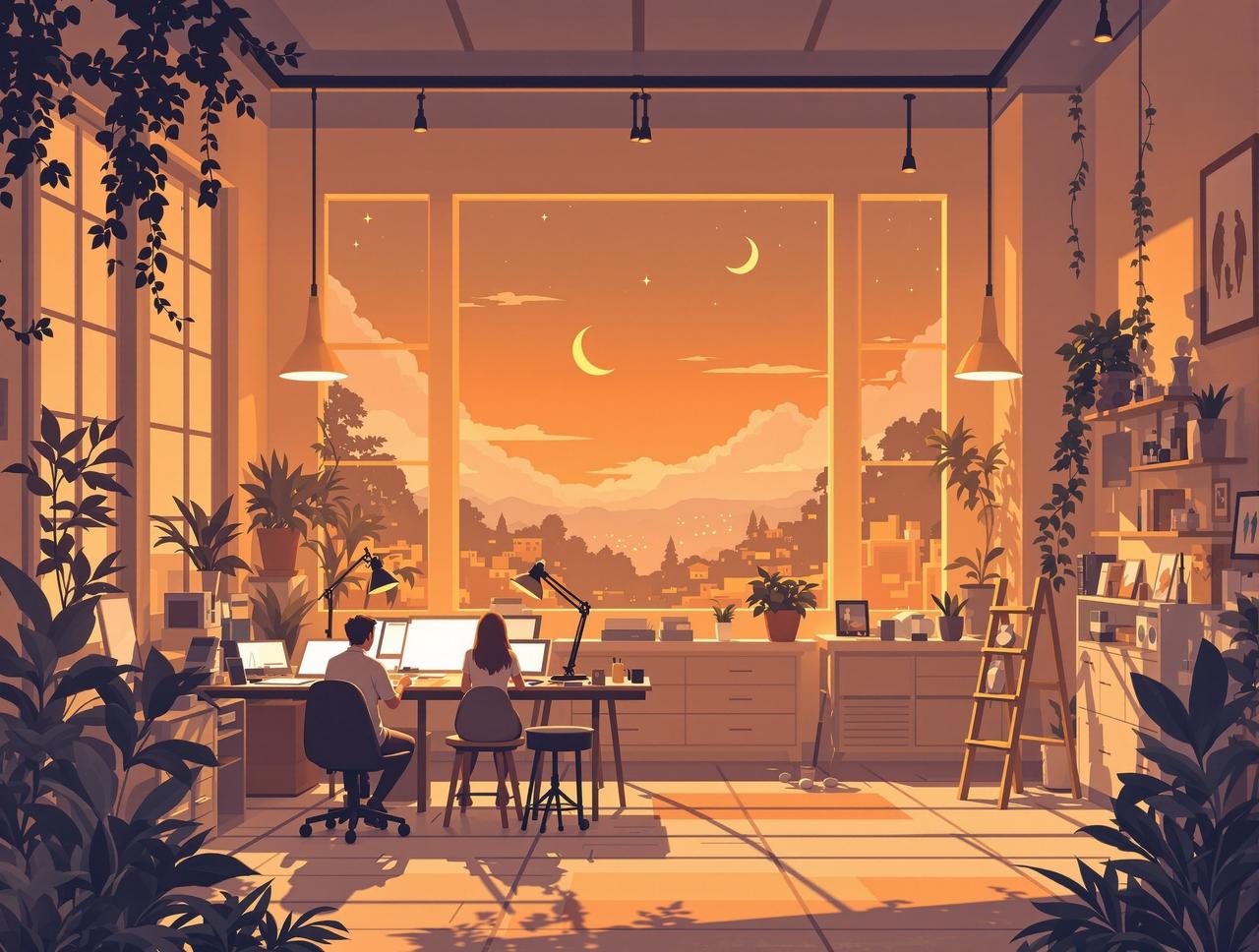 51短剧创作团队工作场景